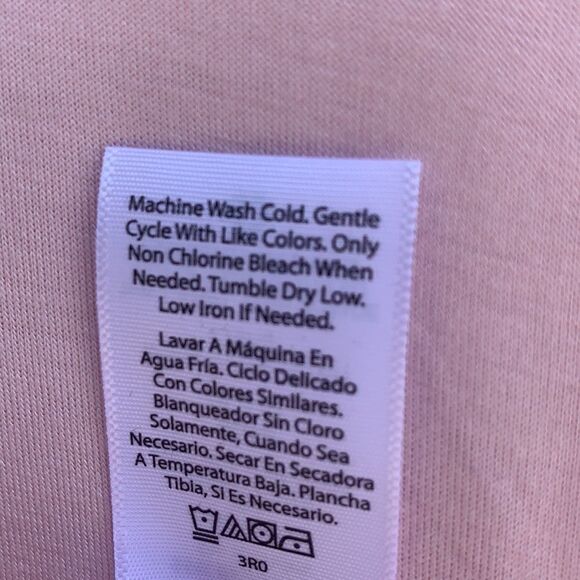 Time And Tru Maternity Baby Doll Pink Short Sleeve Boat Neck Top Medium 8-10 NEW - Picture 6 of 6